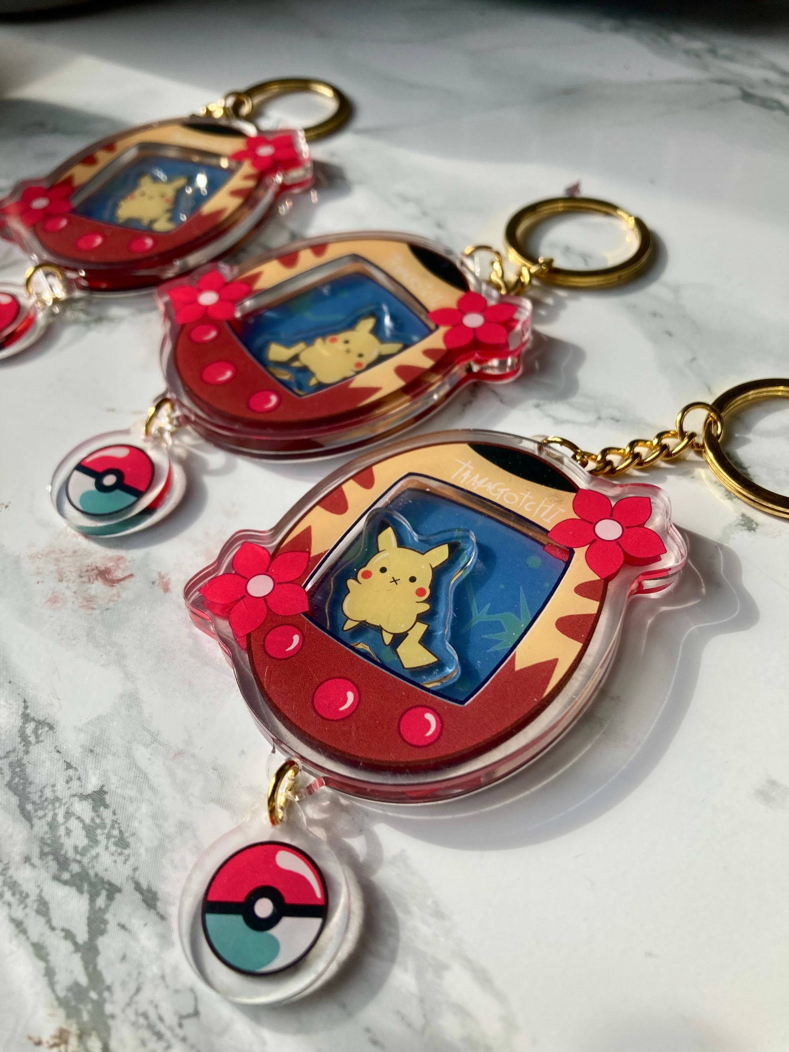 Tamagotchi Pokemon Acrylic keychains
